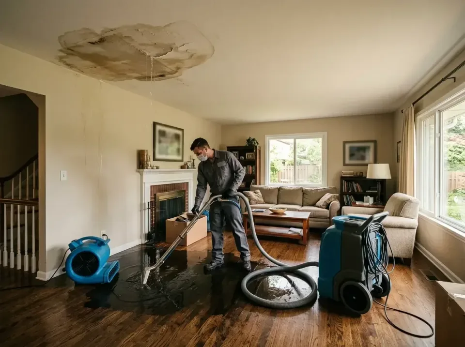 attic-pipe-burst-ceiling-drip-008 — frequently asked questions, Water Damage Restoration & Carpet Care in Corte Madera, CA